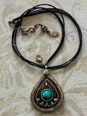 Marjorie Baer BAER  SF Choker Mixed Metals Faux Turquoise